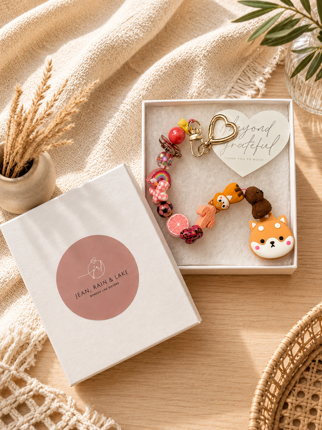 The Briar Airtag Backpack Charm