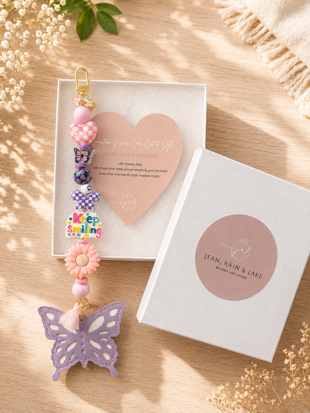 The Sisters Set Airtag Backpack Charm Inspiration (Inspiration Only- Custom Made to be YOU!)