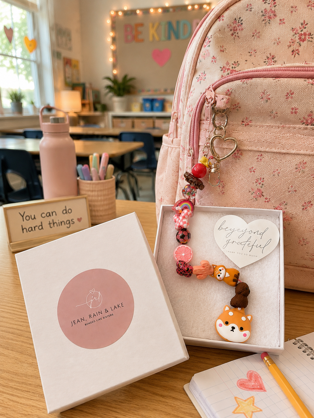 The Briar Airtag Backpack Charm