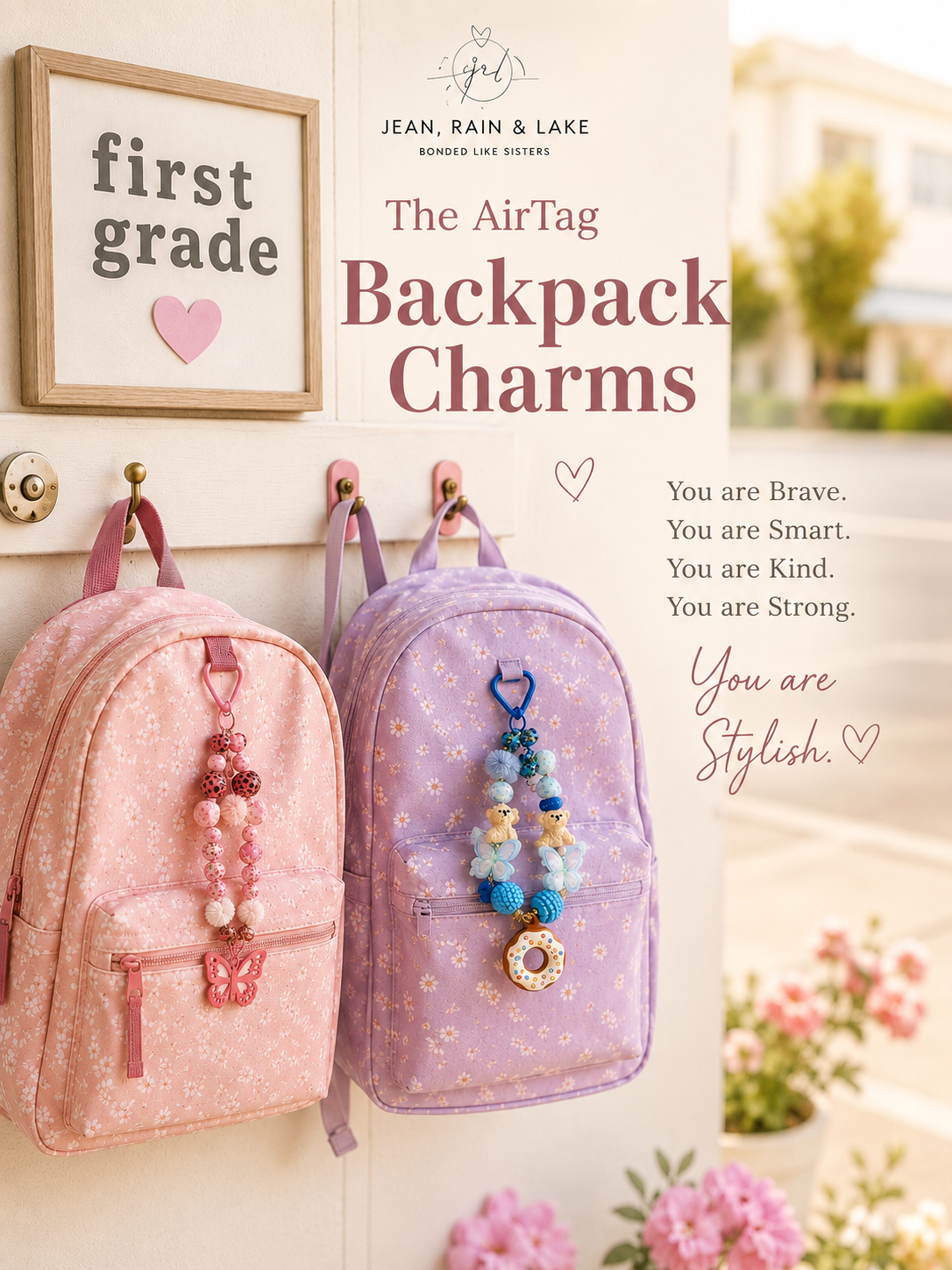 The Sisters Set Airtag Backpack Charm Inspiration (Inspiration Only- Custom Made to be YOU!) (Copy)