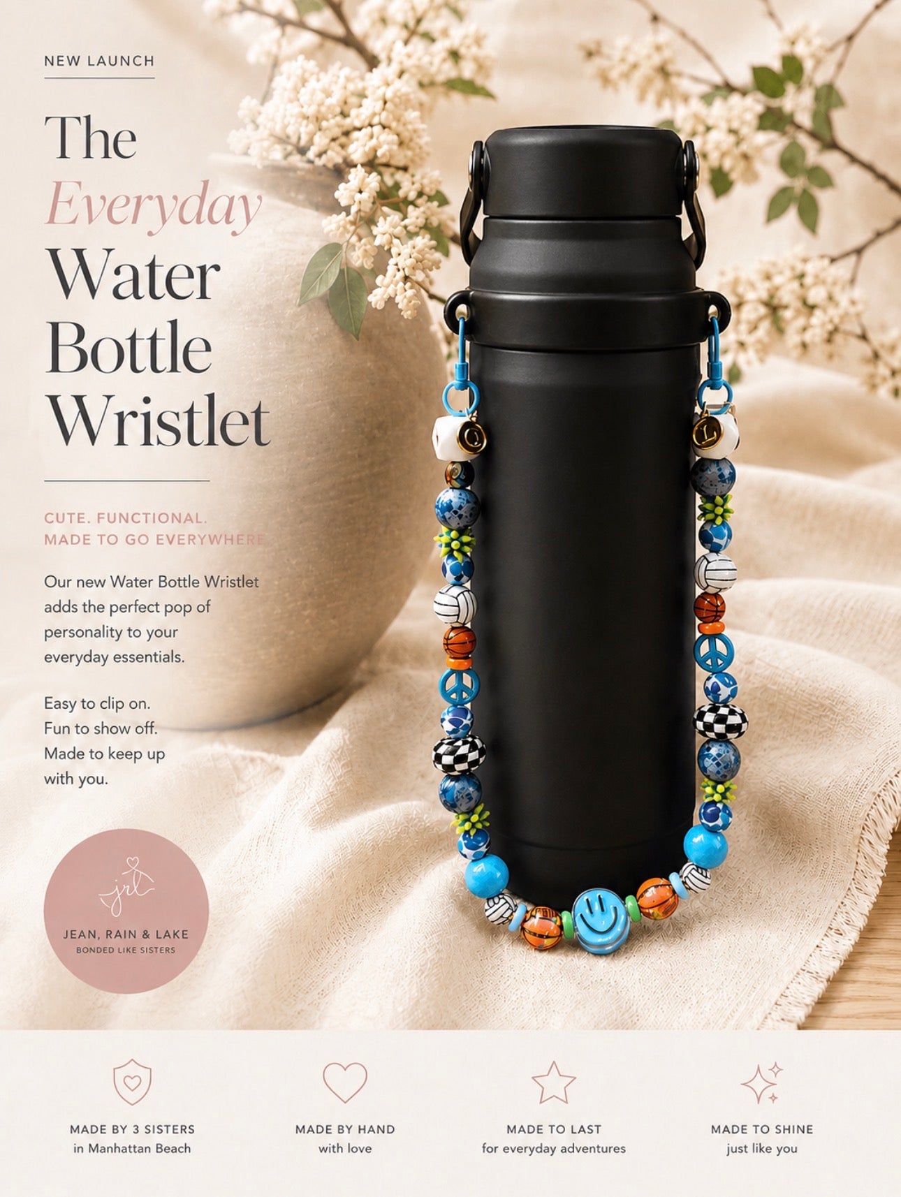 The Everyday Water Bottle Wristlet Inspiration (Inspiration Only- Custom Made to be YOU!)