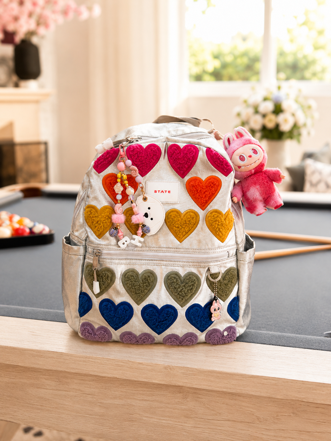 The Airtag Backpack Charm Inspiration (Inspiration Only- Custom Made to be YOU!)
