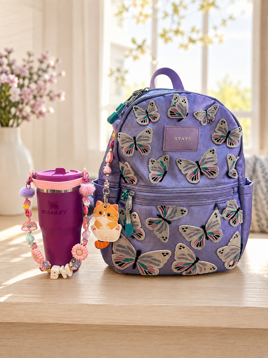 The Coordinating Water Bottle Wristlet x AirTag Backpack Charm Inspiration (Inspiration Only- Custom Made to be YOU!) (Copy)